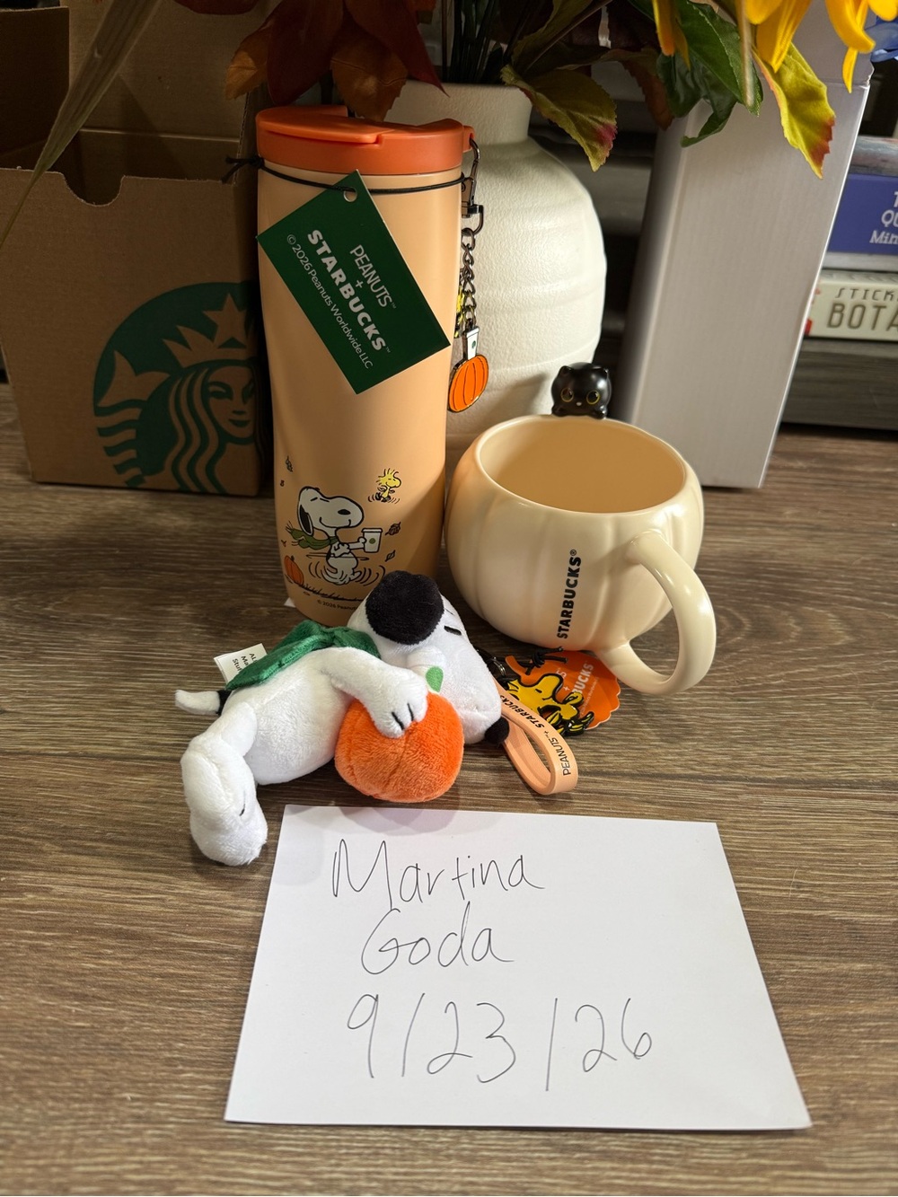 Starbucks x Peanuts Snoopy and Halloween Bundle